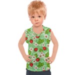 Strawberries Pattern Seamless Kids  Sport Tank Top