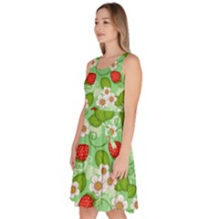 Knee Length Skater Dress With Pockets 