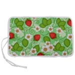 Strawberries Pattern Seamless Pen Storage Case (M)