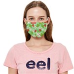 Strawberries Pattern Seamless Cloth Face Mask (Adult)