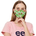 Strawberries Pattern Seamless Fitted Cloth Face Mask (Adult)