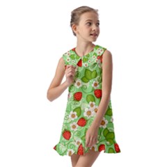 Kids  Pilgrim Collar Ruffle Hem Dress 