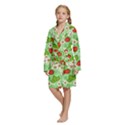 Kids  Long Sleeve Velvet Lounge Robe 