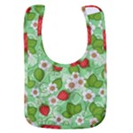 Strawberries Pattern Seamless Baby Bib