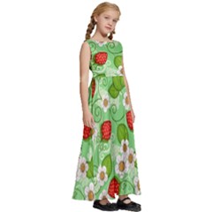 Kids  Satin Sleeveless Maxi Dress 