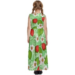 Kids  Satin Sleeveless Maxi Dress 