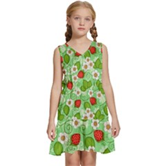 Kids  Sleeveless Tiered Mini Dress 