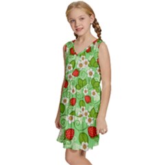 Kids  Sleeveless Tiered Mini Dress 