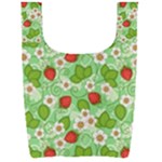 Strawberries Pattern Seamless Foldable Shopping Bag