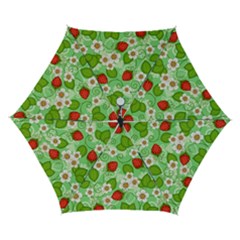 Strawberries Pattern Seamless Automatic Folding Umbrella with Case (Small) from ArtsNow.com