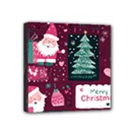 Christmas Santa Claus Mini Canvas 4  x 4  (Stretched)