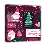 Christmas Santa Claus Mini Canvas 8  x 8  (Stretched)