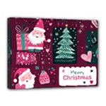 Christmas Santa Claus Canvas 16  x 12  (Stretched)