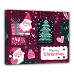 Christmas Santa Claus Canvas 20  x 16  (Stretched)