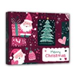 Christmas Santa Claus Deluxe Canvas 20  x 16  (Stretched)