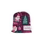 Christmas Santa Claus Drawstring Pouch (Small)