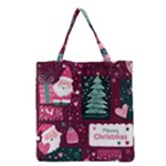 Christmas Santa Claus Grocery Tote Bag