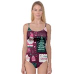 Christmas Santa Claus Camisole Leotard 