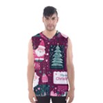 Christmas Santa Claus Men s Basketball Tank Top