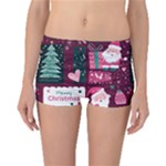 Christmas Santa Claus Boyleg Bikini Bottoms