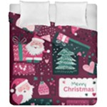 Christmas Santa Claus Duvet Cover Double Side (California King Size)