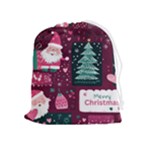 Christmas Santa Claus Drawstring Pouch (XL)