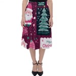 Christmas Santa Claus Classic Midi Skirt