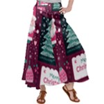 Christmas Santa Claus Women s Satin Palazzo Pants