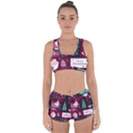 Christmas Santa Claus Racerback Boyleg Bikini Set