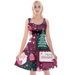 Christmas Santa Claus Reversible Velvet Sleeveless Dress