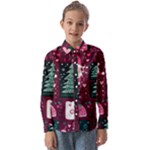 Christmas Santa Claus Kids  Long Sleeve Shirt