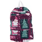 Christmas Santa Claus Foldable Lightweight Backpack