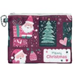 Christmas Santa Claus Canvas Cosmetic Bag (XXL)