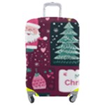 Christmas Santa Claus Luggage Cover (Medium)