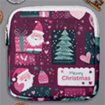 Christmas Santa Claus Mini Square Pouch