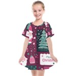 Christmas Santa Claus Kids  Smock Dress