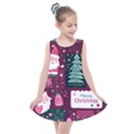 Christmas Santa Claus Kids  Summer Dress