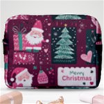 Christmas Santa Claus Make Up Pouch (Large)