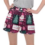 Christmas Santa Claus Women s Ripstop Shorts