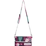 Christmas Santa Claus Mini Crossbody Handbag