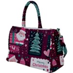 Christmas Santa Claus Duffel Travel Bag