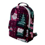 Christmas Santa Claus Flap Pocket Backpack (Large)