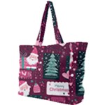 Christmas Santa Claus Simple Shoulder Bag