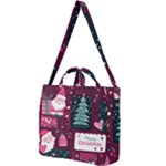 Christmas Santa Claus Square Shoulder Tote Bag