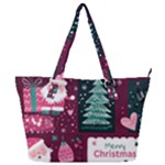 Christmas Santa Claus Full Print Shoulder Bag