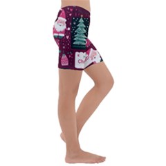 Kids  Lightweight Velour Capri Yoga Leggings 