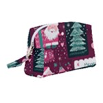 Christmas Santa Claus Wristlet Pouch Bag (Medium)