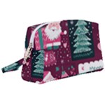 Christmas Santa Claus Wristlet Pouch Bag (Large)