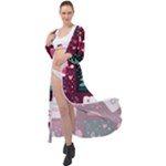 Christmas Santa Claus Maxi Chiffon Beach Wrap