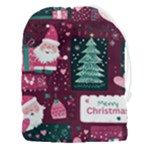 Christmas Santa Claus Drawstring Pouch (3XL)